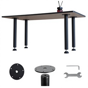 16" Adjustable Heavy Duty Steel Table <b>Legs</b> Set of 4 Metal Desk <b>Legs</b> Coffee Dining Table Base DIY Furniture OEM Vietnam EDPTBL026 - Product Image 1