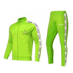 Conjunto Deportivo Rojo para Hombre, Chaqueta con Cierre Completo y Pantalones Jogger, Ropa Deportiva Transpirable de Poliéster de Secado Rápido para Otoño - Product Image 3