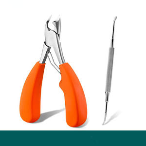 กรรไกรตัดเล็บสแตนเลส กรรไกรตัดเล็บคุด ใช้ได้ดีในการตัดเล็บหนาและแข็ง อุปกรณ์ทำเล็บมือและเล็บเท้า - Product Image 3