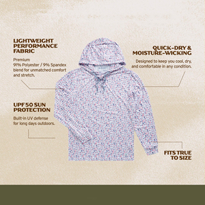 Camiseta de Manga Larga con Capucha para Hombre, Estampado de Bandera Americana, Secado Rápido, Tejido de Poliéster, Informal, para Verano, Corte Regular - Product Image 5