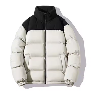 Veste d'hiver courte en duvet synthétique pour hommes, modèle 2026, de haute qualité, avec logo personnalisé, effet ombré, par des fabricants de vêtements de créateurs - Product Image 5
