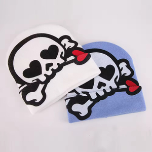 Bonnet en acrylique tricoté personnalisé avec motif de personnage, respirant, imperméable, qualité supérieure, 100 % acrylique, unisexe, pour la plage - Product Image 2