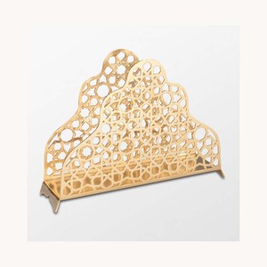 Premium Metal Napkin Holder New Arrival Stylish Customized Modern Decorative Tissue Stand For Dining <b>Table</b> Hotel - Product Image 1