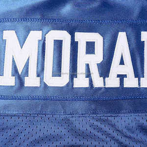 Camiseta de Fútbol Americano Personalizada de Manga Corta, Malla de Poliéster Transpirable de Secado Rápido, Diseño Retro Urbano - Product Image 5