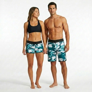 Shorts de bain camouflage haut de gamme pour hommes, en polyester, anti-UV, avec cordon de serrage, séchage rapide, légers, pour la plage, le surf, l'été - Product Image 4