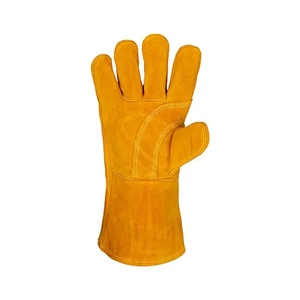 Gants de sécurité en cuir de vachette pleine fleur, haute performance, résistants à la chaleur et aux étincelles, protection industrielle des mains, gants de soudeur - Product Image 4