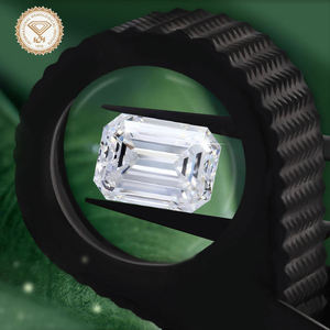 Diamant CVD de laboratoire certifié IGI, taille émeraude, clarté VVS VS, 0,50-4,00 carats, diamant non monté pour bijoux fins - Product Image 2
