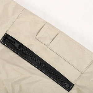 Blouson bomber homme brodé sur mesure, en nylon et polyester, haute qualité, chaud, fermeture éclair. - Product Image 4
