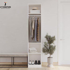 JY alta calidad personalizado estilo europeo Walk-In armario melamina acabado muebles de dormitorio para uso doméstico y hotelero - Product Image 6