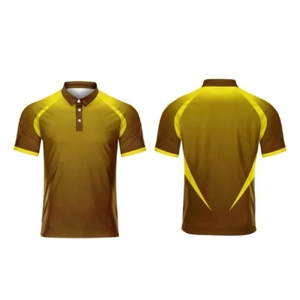Camiseta Polo Sublimada Negra para Hombre, Manga Corta, Absorbe la Humedad, Corte Atlético, Ropa Deportiva para Tenis, Todas las Temporadas - Product Image 2