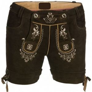 Herren Damen Frau Kurz Trachten lederhosen-Oktoberfest กางเกงขาสั้น-2025บาวาเรีย - Product Image 3