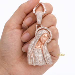 Hip Hop Custom Moissanite Sterling Silver 925 Gold Plated <b>Iced</b> <b>Out</b> Fashion Pendant with Baguette Cut Claw Setting GRA Certified - Product Image 3