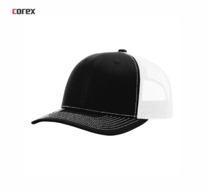 Gorra Trucker Richardson Personalizada Negra y Amarilla de Malla, 6 Paneles, Ajustable, Unisex, Casual, para Exteriores, Invierno, Primavera, Verano, para Adultos - Product Image 2