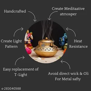 Quemador de incienso de cadena de calidad avanzada, proveedor confiable de latón Bakhoor Smeller, diseño de grabado, quemador de incienso, precios de superventa - Product Image 4