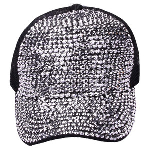 Chapeau d'hiver élégant orné de strass, couvre-chef chaud de qualité supérieure, léger et extensible, service de fabrication OEM ODM, chapeau orné de strass - Product Image 5
