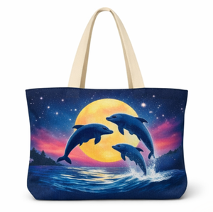 Sac fourre-tout en toile de coton personnalisé COTTON VOYAGE, grande taille, avec poignée longue, logo imprimé dessin animé, sac à bandoulière avec poche pour la plage - Product Image 4