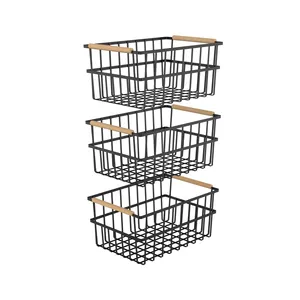 Fabricant et exportateur d'articles décoratifs : paniers en fil métallique faits à la main pour les magasins de décoration intérieure, paniers à fruits en métal de luxe faits à la main - Product Image 4