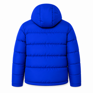 Veste matelassée imperméable pour homme avec logo brodé personnalisé, à capuche, isolée, pour l'hiver, fournisseur en gros - Product Image 3
