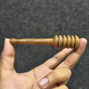 ไม้ตักน้ำผึ้งทำจากไม้ธรรมชาติ |   ช้อนตักน้ำผึ้ง อุปกรณ์ครัว - Product Image 6
