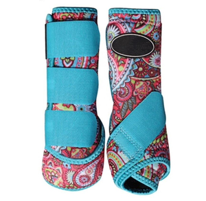 Bottes de protection pour chevaux en néoprène sur mesure, respirantes, pour la course, fabrication OEM, fournisseur - Product Image 6