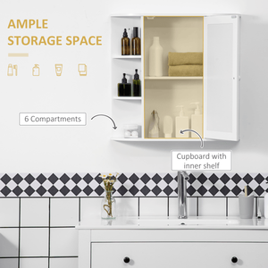 Mobili da Bagno in Legno Massello con Armadietto a Specchio in PVC Impermeabile, Nessuna Spedizione nei Fine Settimana - Product Image 3