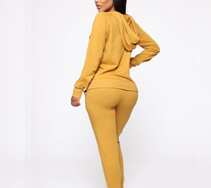 Vêtements de sport personnalisables, survêtement décontracté pour femmes, étiquette privée, polyester et coton de haute qualité, impression personnalisée, survêtement de jogging - Product Image 2
