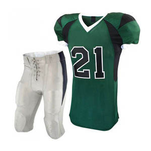 Uniforme de Fútbol Americano para Adultos, Diseño Personalizado de Camiseta y Pantalones Cortos, Color Personalizado, Secado Rápido, 100% Poliéster, Camiseta de Fútbol Unisex - Product Image 1