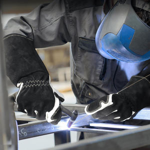 Guantes de Soldador de Cuero Vacuno Resistentes, con Costuras Reforzadas y Forro Suave, para Soldadura TIG - Product Image 6