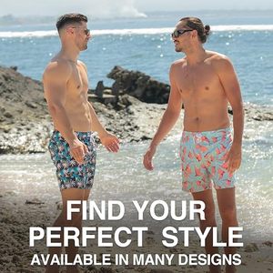 Short de bain pour homme à imprimé tortue, polyester/coton extensible, séchage rapide, cordon de serrage, vêtements de plage décontractés, bleu clair rose, longueur courte - Product Image 5