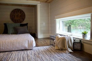 Modern Prefab Cabin Tiny Home Travel Camper Trailer Mobile House on Wheels with Kitchen Bedroom Modular Design Use <b>Unit</b> - Product Image 2