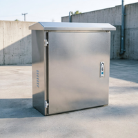 Boîtier de distribution de charge pour VE en acier inoxydable IP65 avec verrouillage sécurisé, résistant aux intempéries, antivol et ventilé pour extérieur