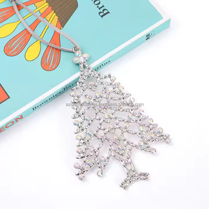 Árbol de Navidad Forma Metal Con Diamante Colgante de Navidad - Product Image 2