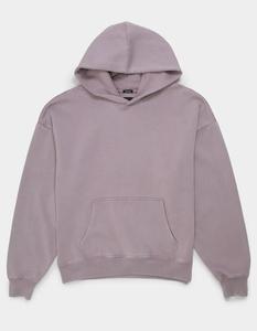 Sweat à capuche épais pour homme, coupe ample vintage à épaules tombantes, en molleton bouclette lourd, style oversize - Product Image 3