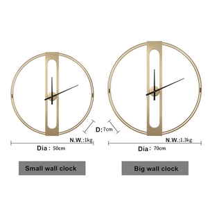 นาฬิกาแขวนผนังโลหะขนาดใหญ่ - Product Image 2