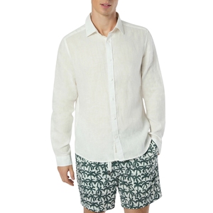 Camisa Formal de Algodón Ligera y Transpirable, Tejido Natural, Manga Larga, Estilo Informal para Verano, Ajuste Relajado, Suave y Cómoda, para Hombre, ODM - Product Image 2