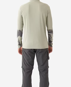 Sudadera con Capucha Personalizada para Hombre, Manga Larga, Estilo Raglán, Estampado de Camuflaje, Secado Rápido, Tejido de Punto, Corte Regular, Ropa Casual de Verano, 160 g - Product Image 3