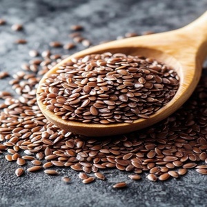 Graines de lin brunes naturelles de qualité supérieure en vrac, qualité alimentaire, pour l'extraction d'huile et la pâtisserie (matière première) - Product Image 1