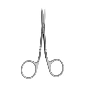Tijeras de operación Iris Straight Super Cut F-Line 11,5 cm Instrumento quirúrgico manual de acero inoxidable Pakistán - Product Image 1