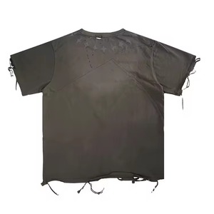 เสื้อยืดไทไดขนาดใหญ่พิเศษ ผ้าฝ้าย 100% เนื้อหนา สไตล์สตรีทแวร์ เสื้อยืดเปล่า ยูนิเซ็กส์ ทรงหลวม ล้างสีแบบแอซิด เสื้อยืดฤดูร้อน - Product Image 3