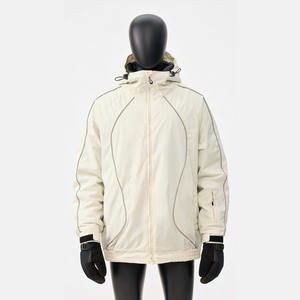 Custom Hot <b>Sales</b> Waterproof Windproof <b>Snowboard</b> Jacket Men Insulated Ski Snow Primaloft Insulation Full Zipper Stand-Up Collar - Product Image 1