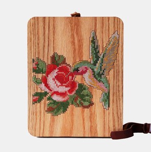 Elegante Bolso de Mano de Madera con Bordado de Mosaico y Cadena, para Bodas, Fiestas, Eventos Nocturnos, Estilo Vintage, Bolso de Moda - Product Image 2