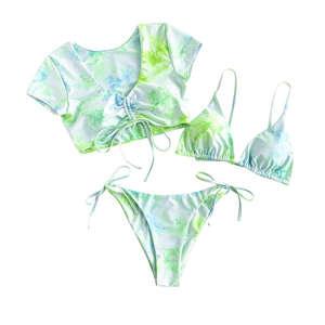 Conjunto de Bikini para Mujer, Estilo Moderno, Cómodo, de Secado Rápido, Lavable, Ropa de Playa para Mujer - Product Image 3