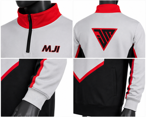 Camiseta Deportiva Personalizada para Hombre con Cierre de 1/4, Manga Larga, para Gimnasio, Running, Entrenamiento, Golf - Product Image 4