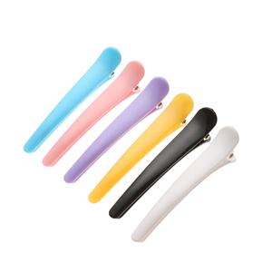 Meilleures ventes de pinces à cheveux pour femmes en plastique multi-usages antidérapantes avec options multicolores pour salon de beauté - Product Image 1