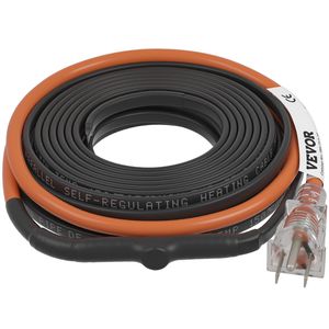 Cavo di riscaldamento autoregolante per tubi da 30 piedi nastro termico da 5W/ft per protezione antigelo tubo in PVC in metallo tubi di plastica 120V cavo di controllo - Product Image 1