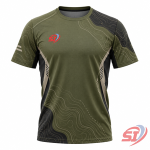 Camiseta de secado rápido para hombre, ropa deportiva personalizada que absorbe la humedad, camiseta de entrenamiento - Product Image 1
