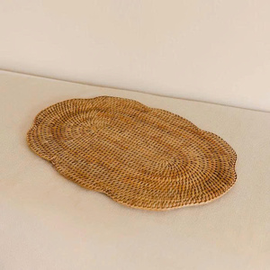 <b>Top</b>-selling rattan placemat in a new design, offering OEM & ODM customization in color and size attractive wholesale pricing. - Product Image 1