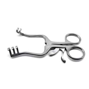 เครื่องมือผ่าตัดแบบใช้มือ คุณภาพสูง ผลิตตามสั่ง ยี่ห้อ Weitlaner รุ่น Sharp Retractors 2x3 ฟัน 4 1/4 นิ้ว Dentavex DC-S-9 ได้รับการรับรองมาตรฐาน CE - Product Image 2
