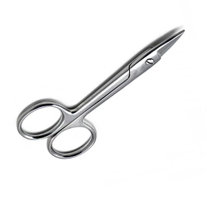 Tijeras Profesionales para Cutículas con Mango Antideslizante, Curvas y Afiladas, Ligeras, Reutilizables, de Acero Inoxidable de Alta Calidad - Product Image 5