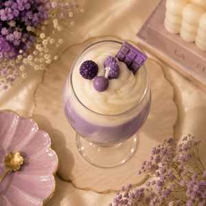 เทียนหอมกลิ่นขนมหวานวิปครีมจากขี้ผึ้งถั่วเหลืองพรีเมียม ปลอดภัยสำหรับเครื่องล้างจาน ตกแต่งบ้านสไตล์โมเดิร์น กลิ่นอโรมาเธอราพี - Product Image 2